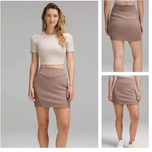 Lululemon Scuba High-Rise Mini Skirt, TPTC, NWT, Size XS